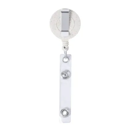 Porte Badge Écologique Personnalisé - Alikra pas cher Matières : acier inoxydable Couleurs : rouge marquage laser ultra précis