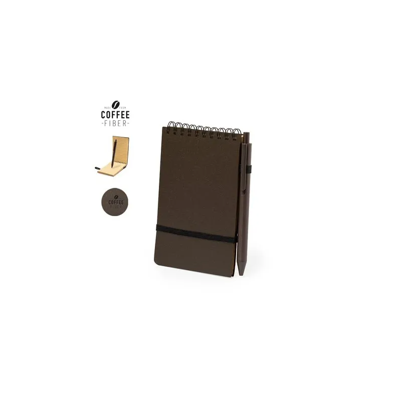 Cahier Personnalisé Écologique pour Objets Publicitaires - Pacam Matières : aluminium recyclé  Couleurs : argenté mat personnali