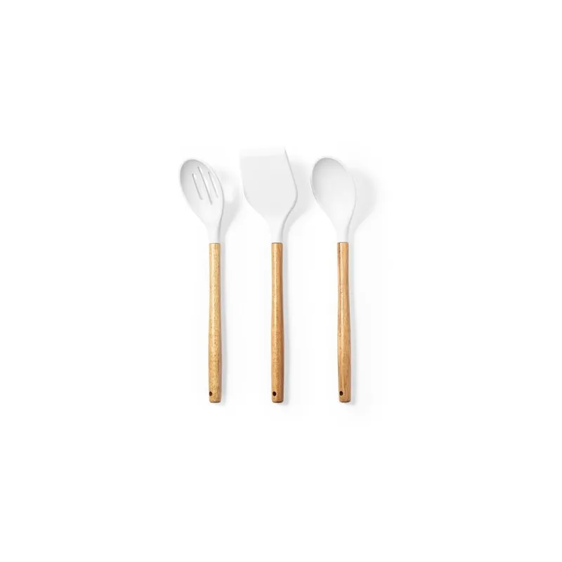 Set Écologique de Pâtisserie Personnalisé Ibergrin - Pas Cher Matières : aluminium recyclé&nbsp; Couleurs : blanc cadeau entreprise p