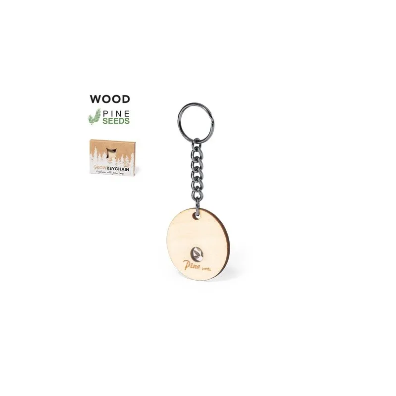 Porte-Clés Écologique Ensemencé Pratique Personnalisé - Krusty Couleurs : bleu Matières : feutrine recyclée