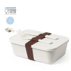 Gamelle Incassable Personnalisée à Déjeuner - Weaver Matières : coton recyclé Couleurs : pierre 2