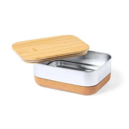 Boîte à Lunch Écologique Personnalisée en Édition Limitée - Lanrok Matières : coton recyclé Couleurs : bleu pétrole goodies publ