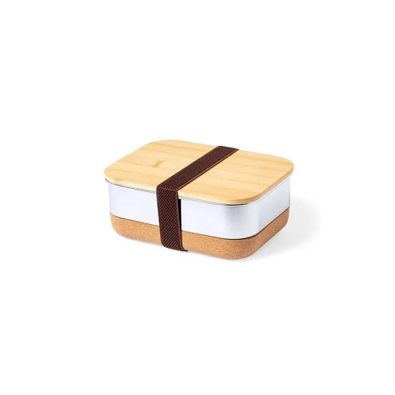 Boîte à Lunch Écologique Personnalisée en Édition Limitée - Lanrok Matières : coton recyclé Couleurs : bleu pétrole impression l