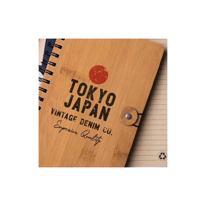 Bloc-notes Écologique en Bambou Personnalisé Palmex pas cher Matières : PET Couleurs : multicolore impression haute définition