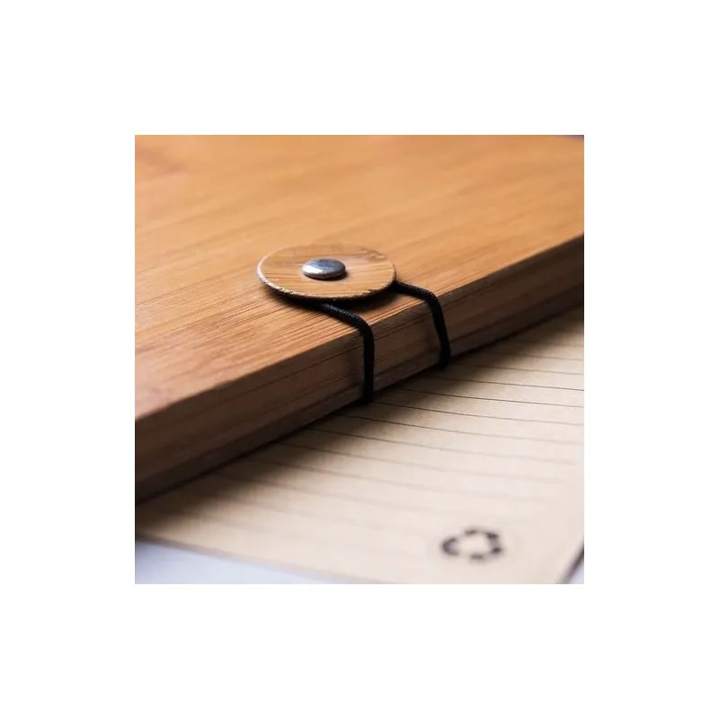 Bloc-notes Écologique en Bambou Personnalisé Palmex pas cher Matières : PET Couleurs : multicolore marquage laser ultra précis