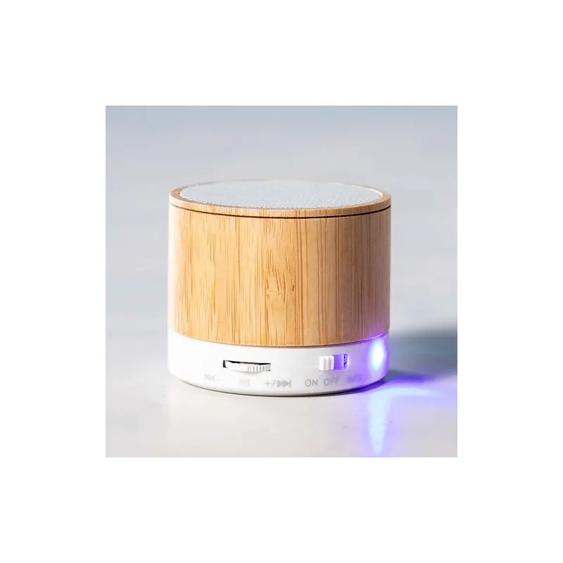 Haut-Parleur Écologique Innovant Personnalisé pas cher Kaltun Matières : PET recyclé Couleurs : blanc goodies publicitaire événe