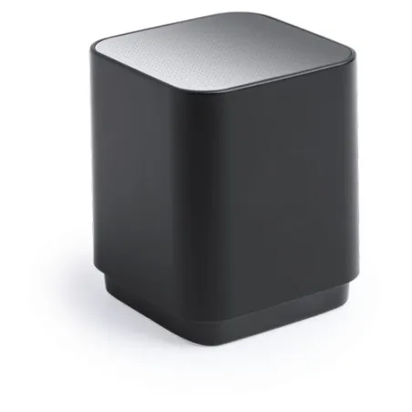 Haut-Parleur Personnalisé Pratique - Cadeau d'Entreprise Lunem Matières : PET recyclé Couleurs : noir livraison express 24h 48h