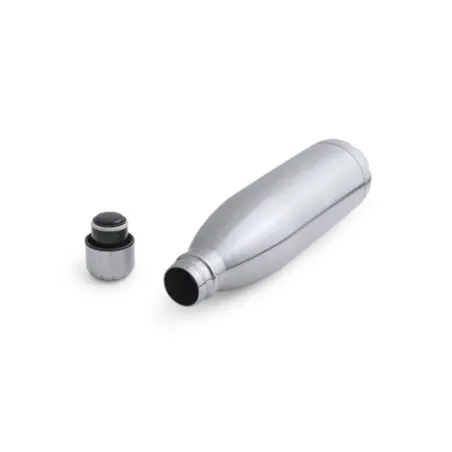 Bouteille Isotherme Écologique Personnalisée - Bidon Thermique Zolop Matières : silicone Couleurs : noir cadeau entreprise pas c