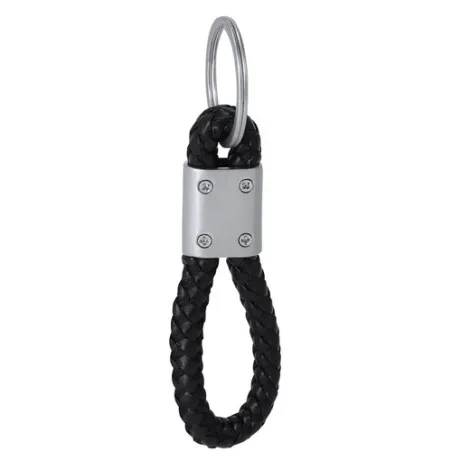 Porte-clés personnalisé pas cher Serlong Matières : ABS Couleurs : noir cadeau entreprise pas cher