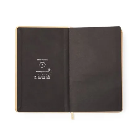 Bloc Notes Écologique Ensemencé Personnalisé - Cadeau Baupres Couleurs : noir Matières : acier inoxydable recyclé impression hau