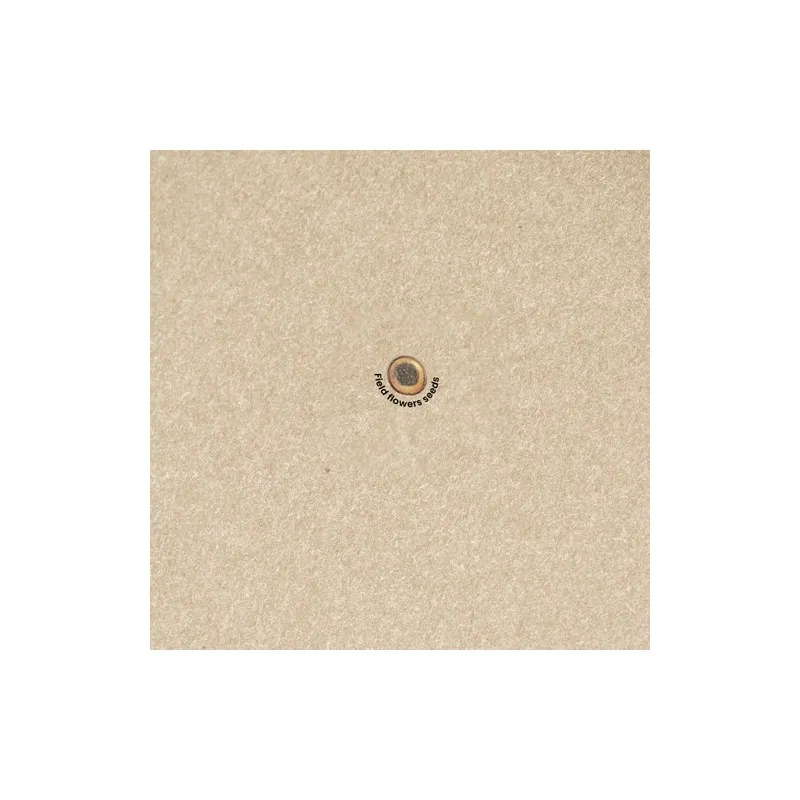 Bloc Notes Écologique Ensemencé Personnalisé - Cadeau Baupres Couleurs : noir Matières : acier inoxydable recyclé marquage laser