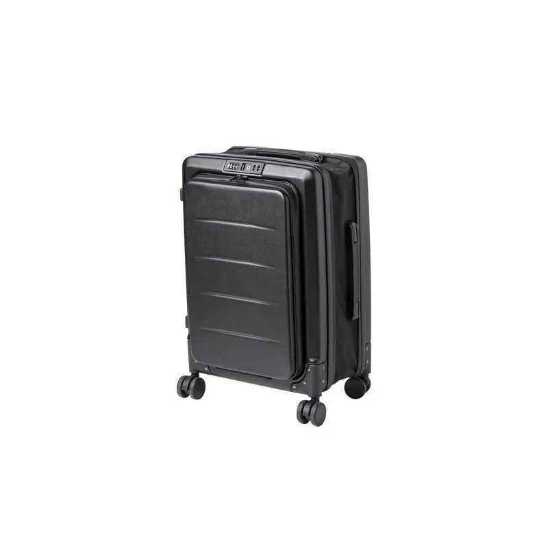 Trolley Pliable Personnalisé Écologique Dopkin Couleurs : vert foncé Matières : acier inoxydable recyclé impression haute défini