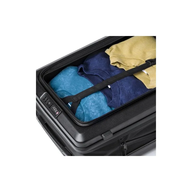 Trolley Pliable Personnalisé Écologique Dopkin Couleurs : vert foncé Matières : acier inoxydable recyclé personnalisation rapide