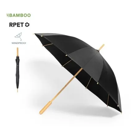 Parapluie Écologique Chic Personnalisé pas cher - Gotley Couleurs : blanc Matières : acier inoxydable recyclé personnalisable av