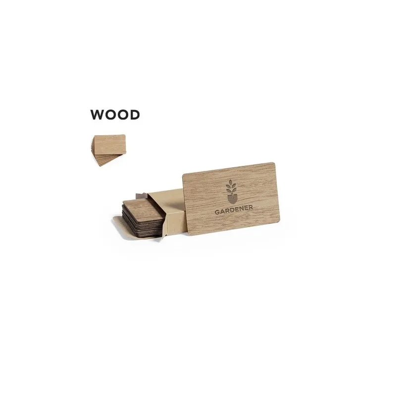 Set de Cartes Inary en Bois Naturel