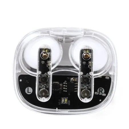 Écouteurs Bluetooth Ergonomiques Personnalisés pas chers - Webex Couleurs : noir goodies entreprise design