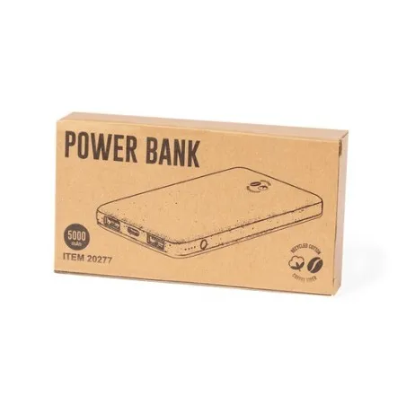 Batterie Écologique Personnalisée 5000 mAh - Power Bank Mayer Couleurs : rouge Matières : polyester recyclé livraison express 24
