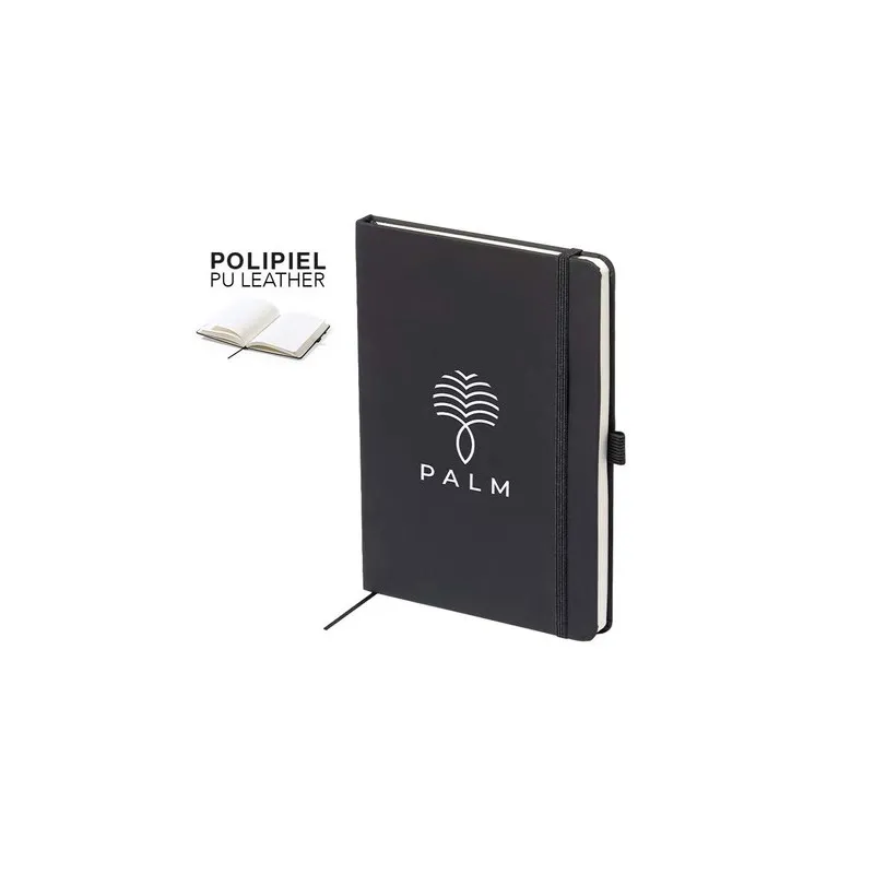 Bloc Notes Personnalisé Écologique Xeria Matières : polyester Couleurs : rouge personnalisable avec votre logo