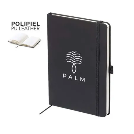 Bloc Notes Personnalisé Écologique Xeria Matières : polyester Couleurs : rouge personnalisable avec votre logo