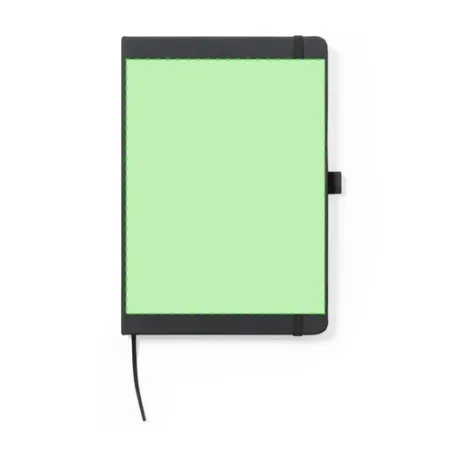 Bloc Notes Personnalisé Écologique Xeria Matières : polyester Couleurs : rouge cadeau collaborateur premium