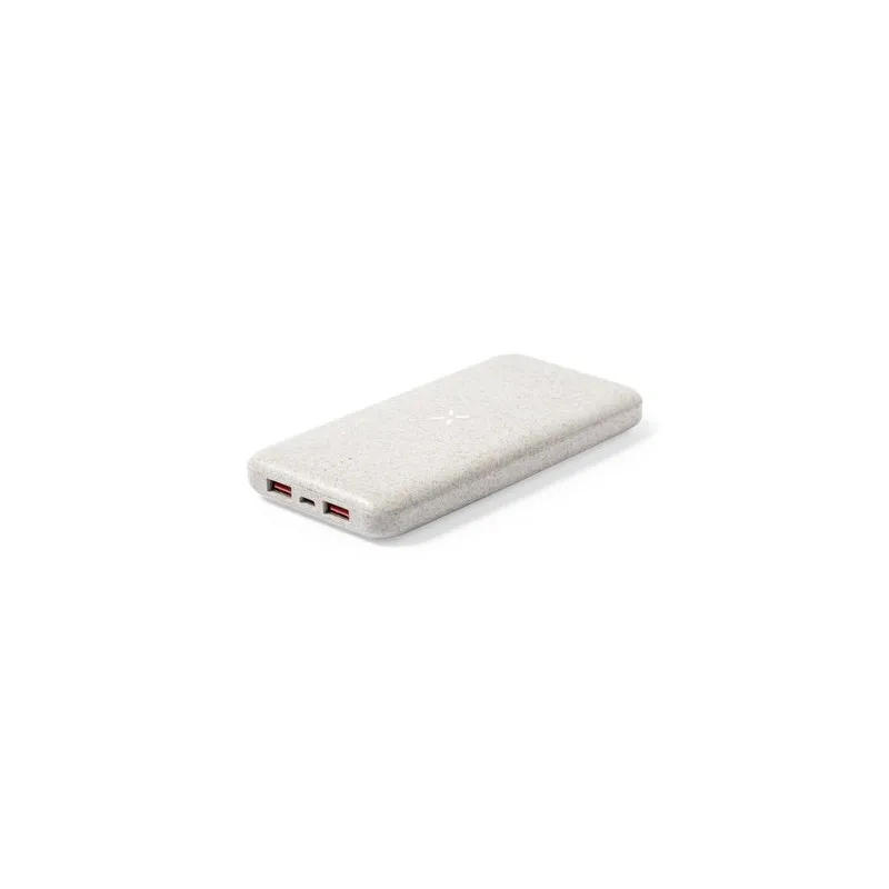 Batterie Externe Écologique Personnalisée Yendik Matières : coton organique Couleurs : gris cadeau entreprise pas cher