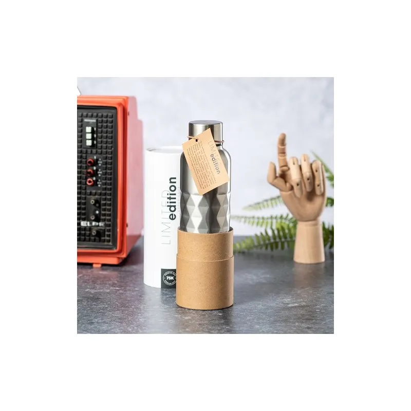 Bidon en Acier Inoxydable Personnalisé Harriet Matières : coton recyclé Couleurs : bleu livraison express 24h 48h