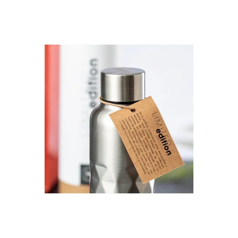 Bidon en Acier Inoxydable Personnalisé Harriet Matières : coton recyclé Couleurs : bleu cadeau collaborateur premium