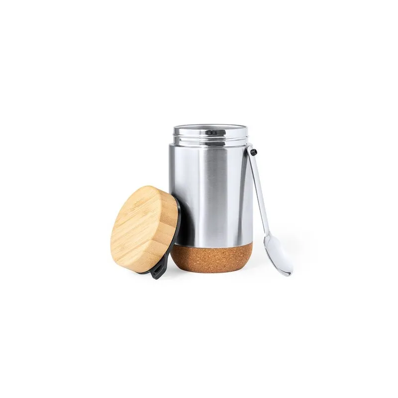 Boîte à Déjeuner Éco-Responsable Personnalisée Cambrix Matières : coton recyclé Couleurs : noir impression haute définition