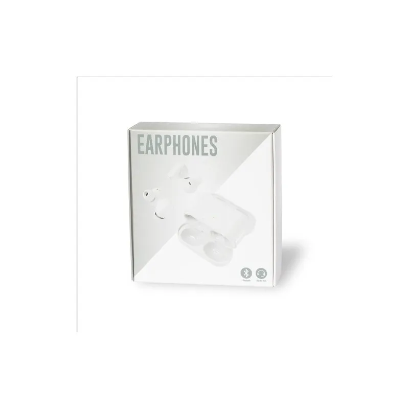 Écouteurs sans Fil Écologiques et Personnalisés Élégants Baksen Matières : EVA Couleurs : blanc Pointure : 42/44 impression logo