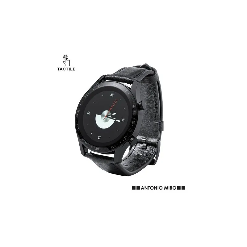 Montre Intelligente Unique Publicitaire Daford Couleurs : gris personnalisable avec votre logo