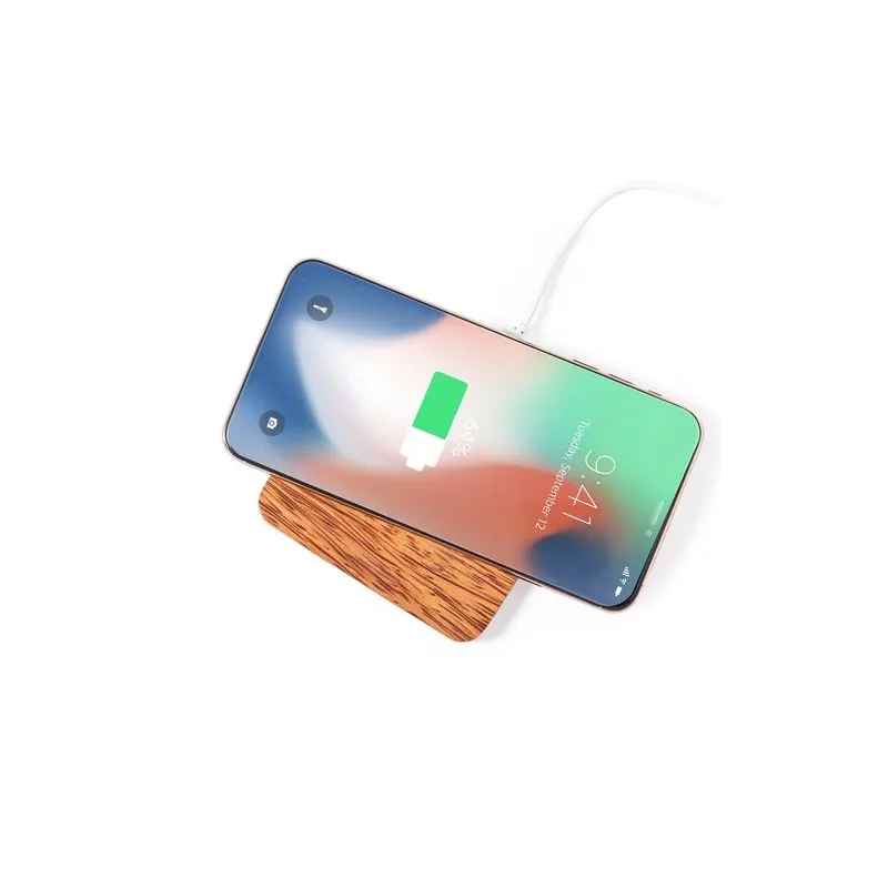 Chargeur Sans Fil Écologique Personnalisé 10W Raston Couleurs : noir goodies publicitaire événementiel