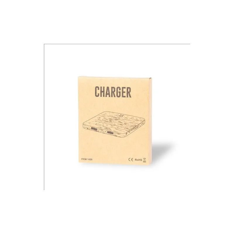 Chargeur Sans Fil Écologique Personnalisé 10W Raston Couleurs : noir livraison express 24h 48h