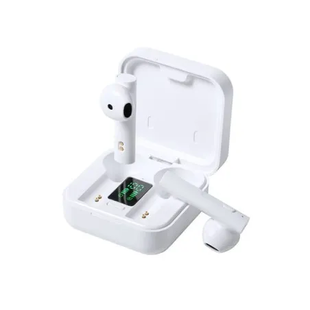 Écouteurs Bluetooth solaires personnalisés pas chers - Vinzer Matières : bambou cadeau entreprise pas cher