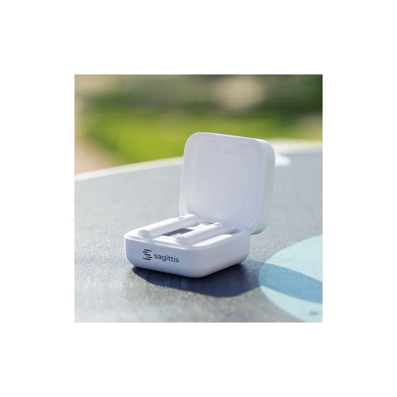 Écouteurs Bluetooth solaires personnalisés pas chers - Vinzer Matières : bambou objet promotionnel éco-responsable