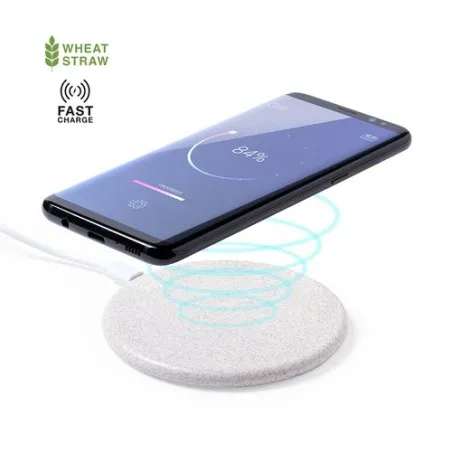 Chargeur Éco-Responsable Pratique Personnalisé - Aleix Matières : acier inoxydable Couleurs : vert personnalisable avec votre lo