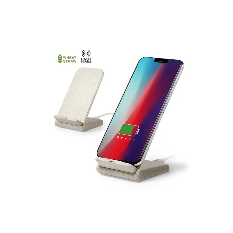 Chargeur Éco-Friendly Induction Personnalisé Pas Cher Birniax Matières : spandex Couleurs : gris cadeau entreprise pas cher