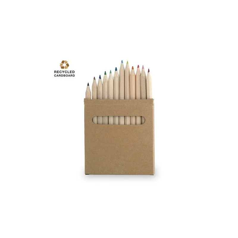 Boîte Crayons Boys - Ensemble de 12 Crayons Colorés