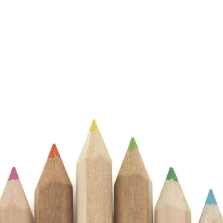 Boîte Crayons Boys - Ensemble de 12 Crayons Colorés