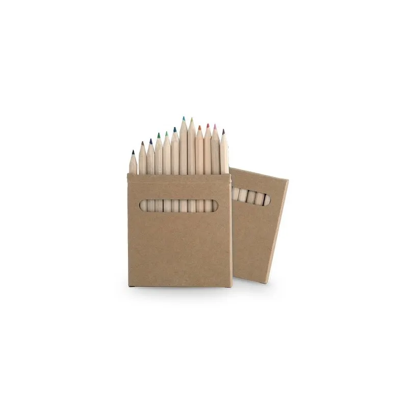 Boîte Crayons Boys - Ensemble de 12 Crayons Colorés