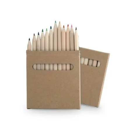 Boîte Crayons Boys - Ensemble de 12 Crayons Colorés