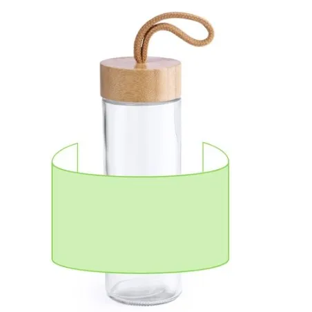 Bidon Éco-Friendly Personnalisé 420 ml - Burdis Matières : polaire Taille textile : L Couleurs : bleu marquage laser ultra préci