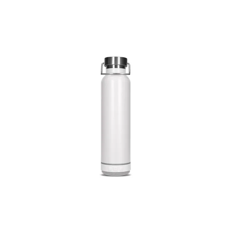 BOUTEILLE GOURDE ISOTHERME DOUBLE-PAROI INOX 60 cl AVEC HAUT-PARLEUR