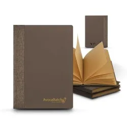 Carnet A5 Éco-responsable avec couverture en poudre de café Matières : bambou Couleurs : vert