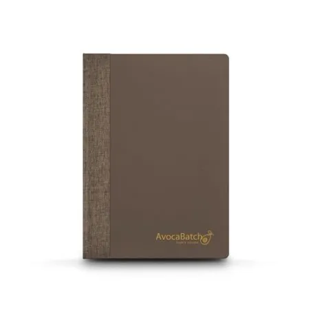 Carnet A5 Éco-responsable avec couverture en poudre de café Matières : bambou Couleurs : vert cadeau entreprise pas cher