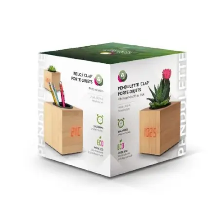 Pendulette Réveil Multifonctions et Porte-Objets