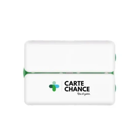 Pilulier Hebdomadaire Personnalisé Publicitaire Matières : PET recyclé Couleurs : gris cadeau entreprise pas cher