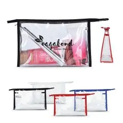 Trousse de Toilette Personnalisable - Cadeau d'Entreprise en Toile Couleurs : jaune 2