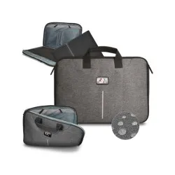 Sacoche Écologique Porte-Documents et Ordinateur Portable en rPET - SPECTER 2 Couleurs : blanc