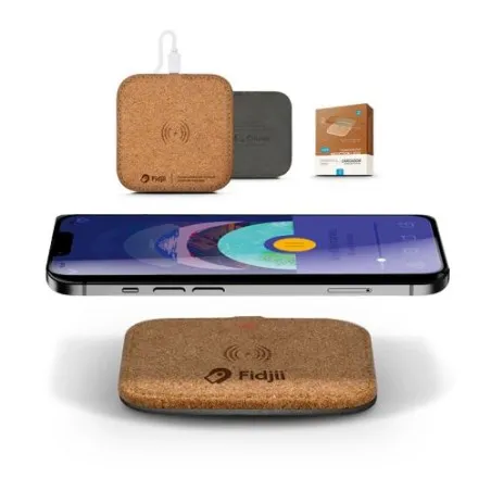 Chargeur Induction Rapide Écologique 10W Personnalisé Couleurs : blanc