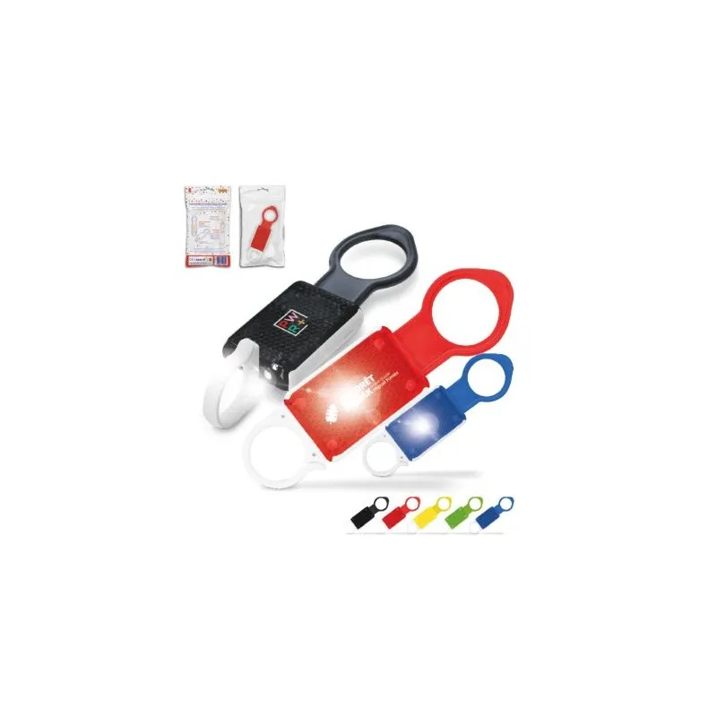 Porte-bouteille lumineux avec sécurité